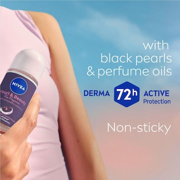 Nivea Black Pearl & Beauty Roll On Deodorant 50mL