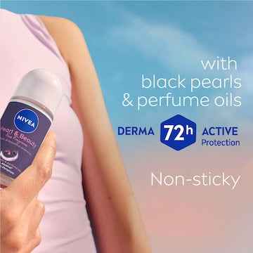 Nivea Black Pearl & Beauty Roll On Deodorant 50mL