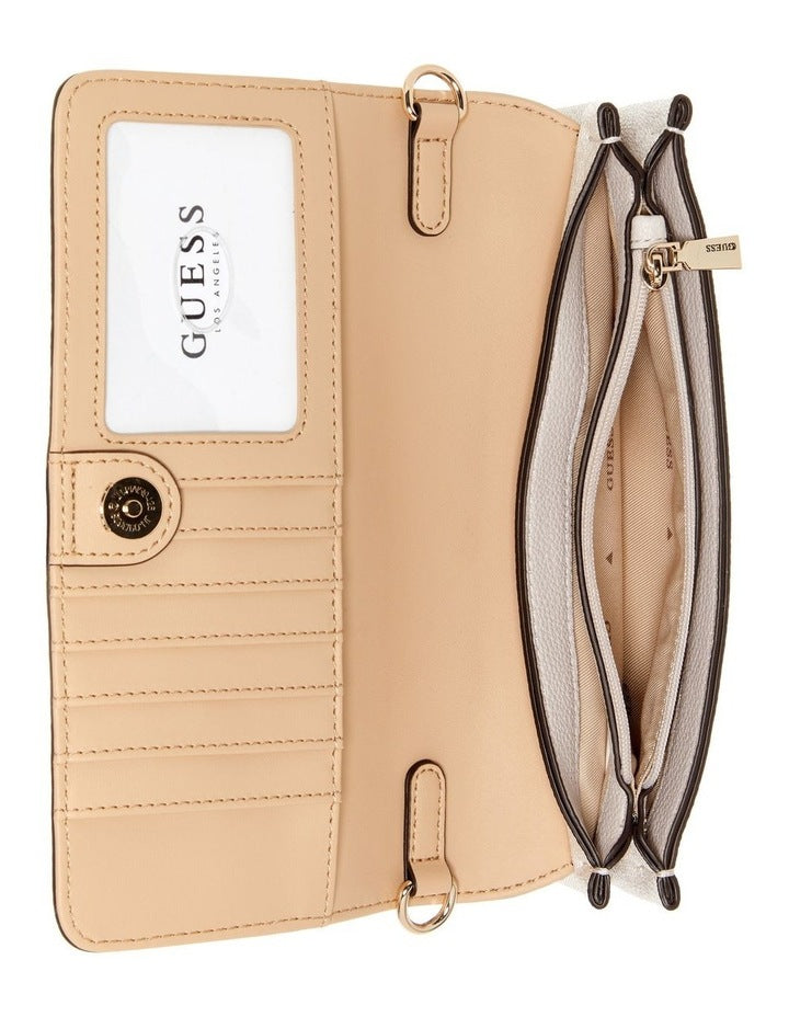 Noelle Ii Crossbody Bag in Latte Logo/Brown