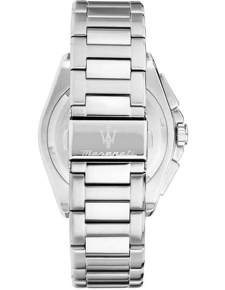 Velocita Chrono Dial Stainless Steel Strap Watch 43mm in Silver