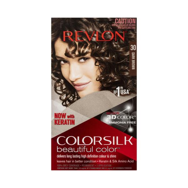 REVLON COLORSILK HAIR COLOUR DARK BROWN 30