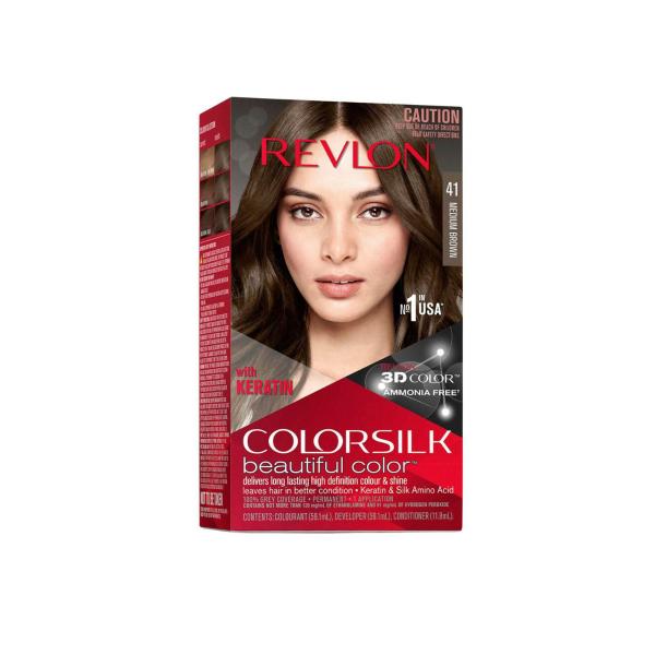 REVLON COLORSILK HAIR COLOUR MEDIUM BROWN 41