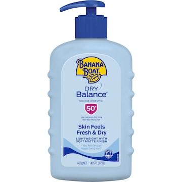 Banana Boat SPF 50+ Dry Balance Sunscreen Lotion 400g