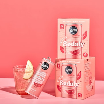 Remedy Guava Sodaly Prebiotic Soda Cans 250mL x 4 pack