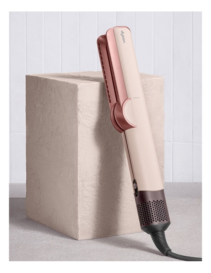 Airstrait TM Dryer And Straightener in Ceramic Pink/ Rose Gold