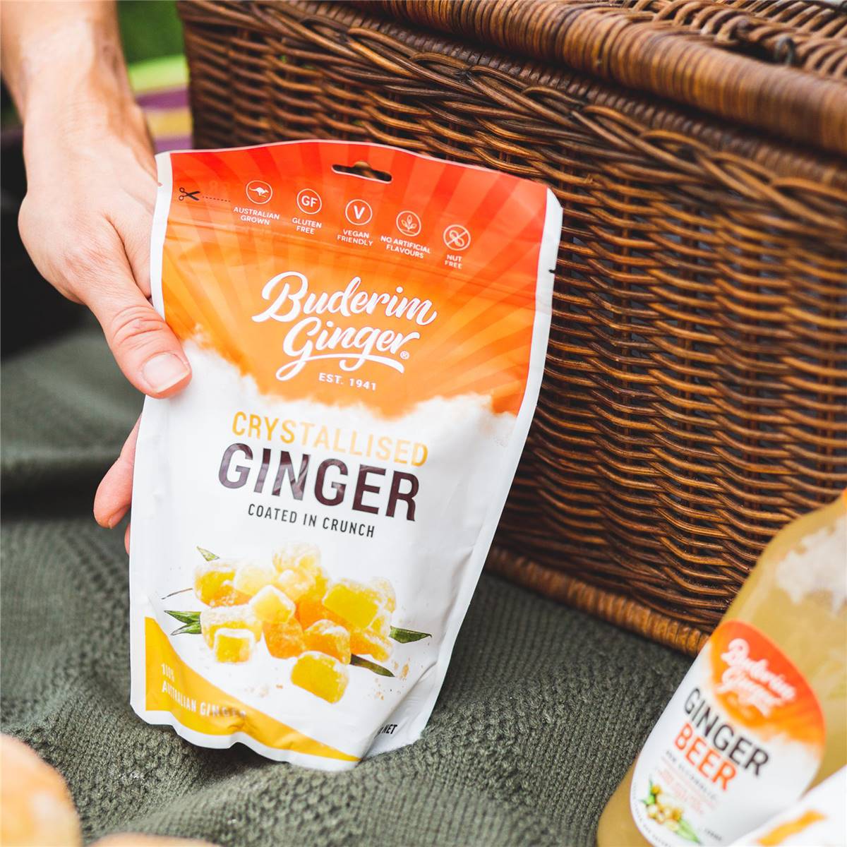 Buderim Ginger Crystallised Ginger 200g