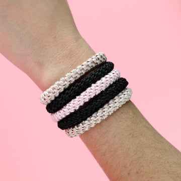 MCoBeauty Hair Elastics Rope Neutrals 5 pack