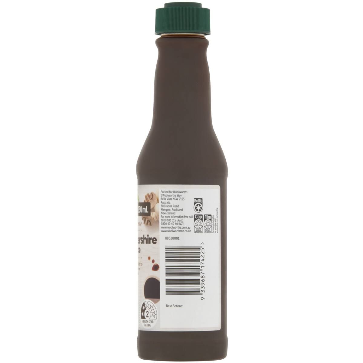 Woolworths Worcestershire Sauce 250ml