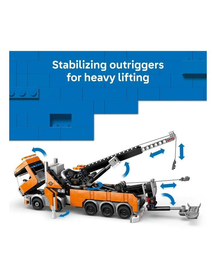 City Heavy-Duty Recovery Tow Truck With Crane 60467