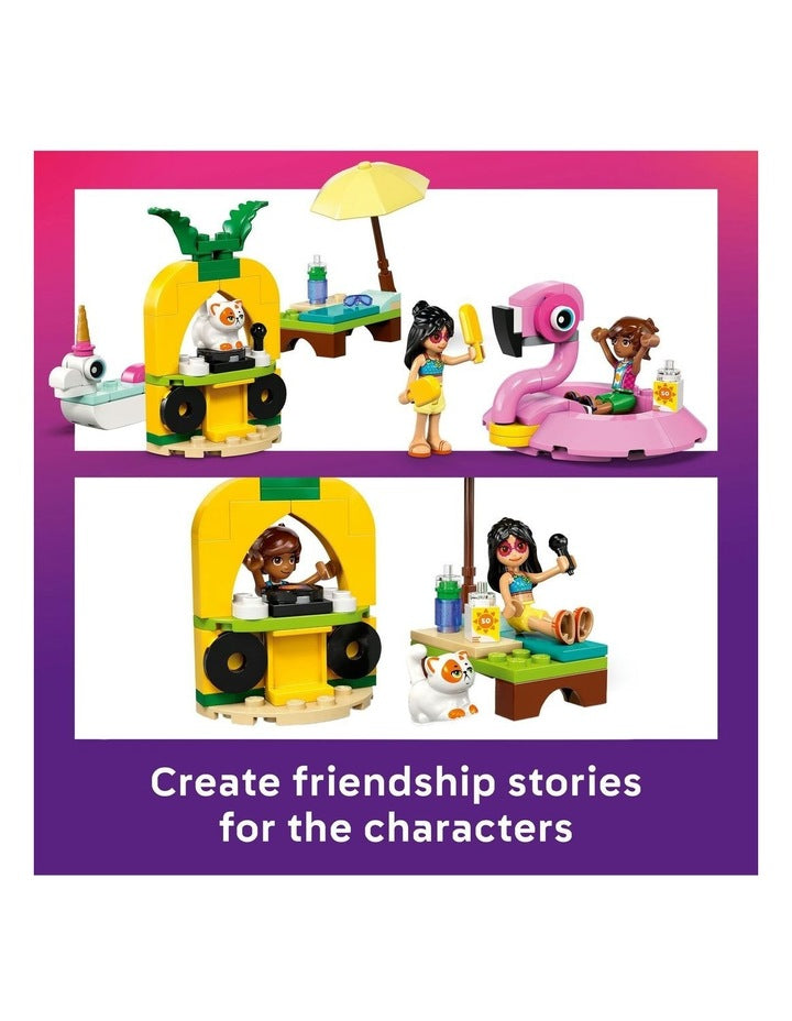 Friends Unicorn & Flamingo Pool Party Set 42658