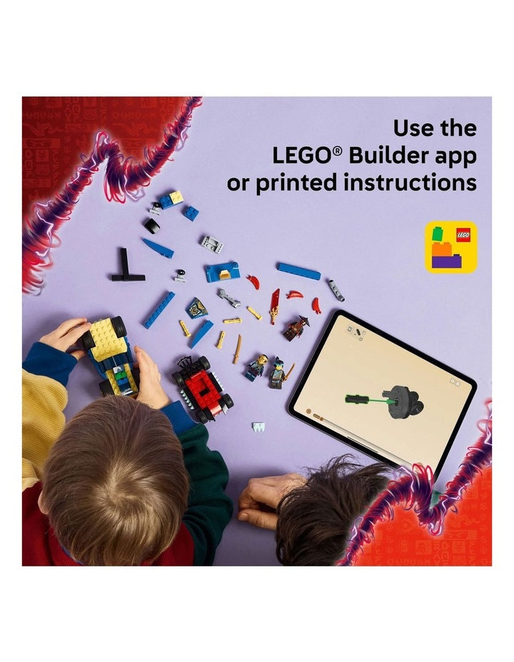 Ninjago Rogue Vs. Drix Race Car Duel 71840