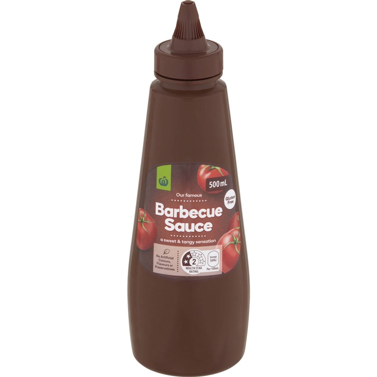 Woolworths Barbecue Sauce Squeeze 500ml