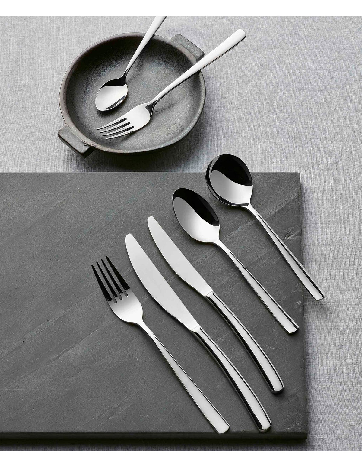 Stockholm 56 Piece Stainless Steel Cutlery Set Silver