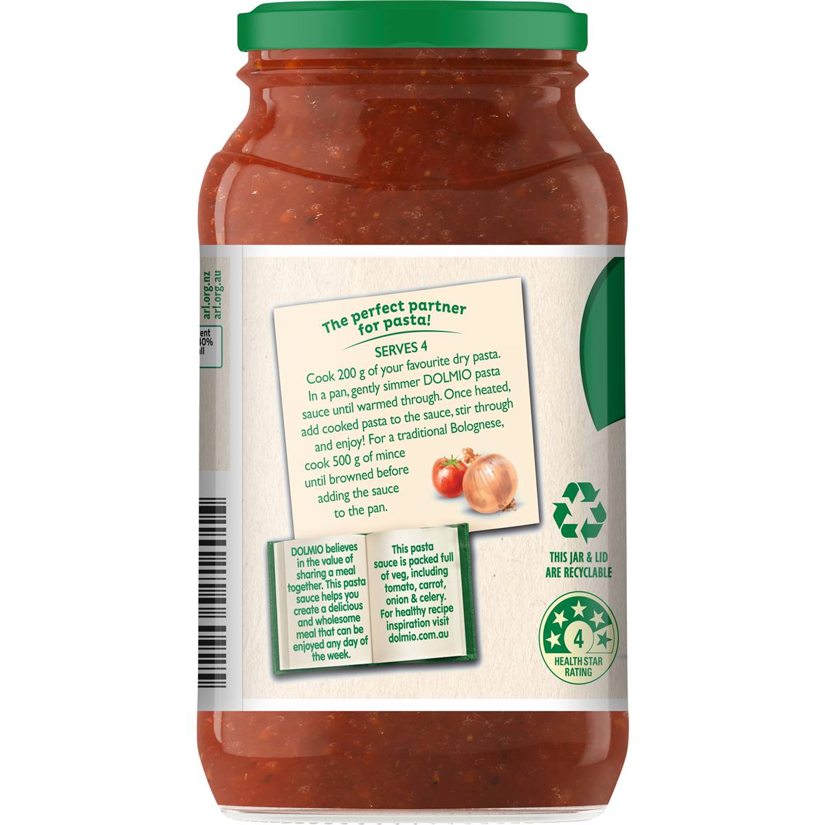 Dolmio 7 Vegetable Bolognese Pasta Sauce 500g