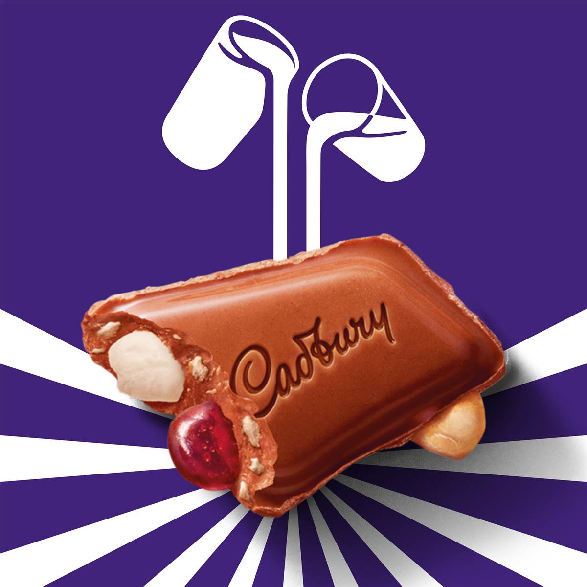 Cadbury Marvellous Creations Rocky Road Chocolate Block 190g