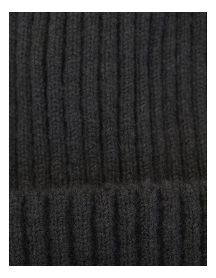 Zara Beanie in Charcoal