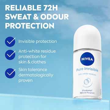 Nivea Pure Invisible Roll On Deodorant 50mL
