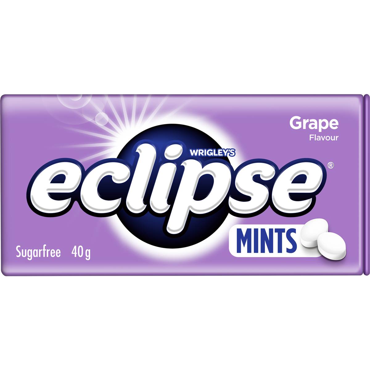 Eclipse Grape Sugar Free Mints Tin 40g