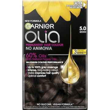 Garnier Olia Permanent Hair Colour Brown each