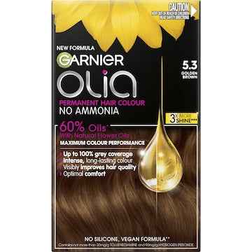 Garnier Olia Permanent Hair Colour Golden Brown each