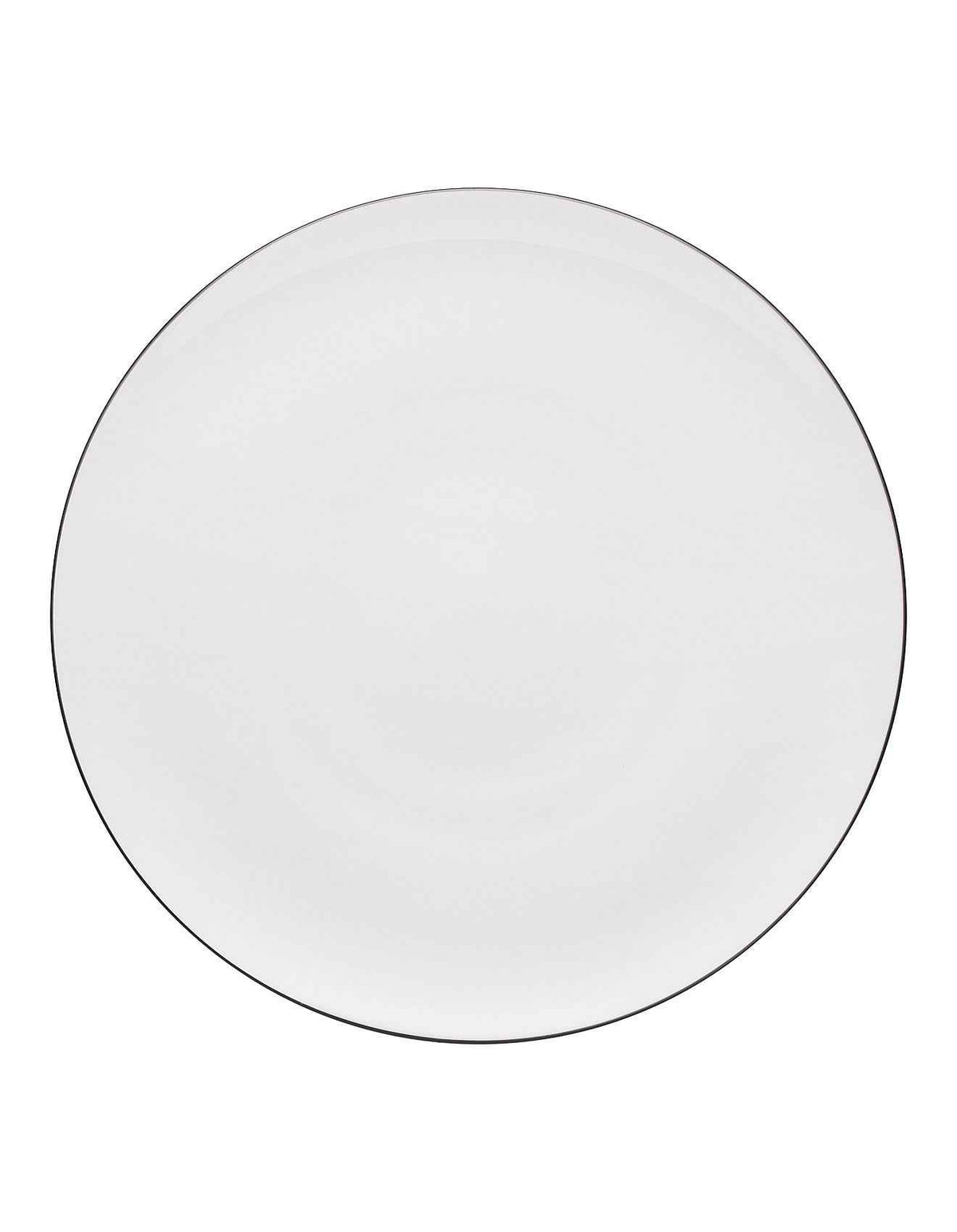 Storm 28cm Fine Bone China Dinner Plate White Granite