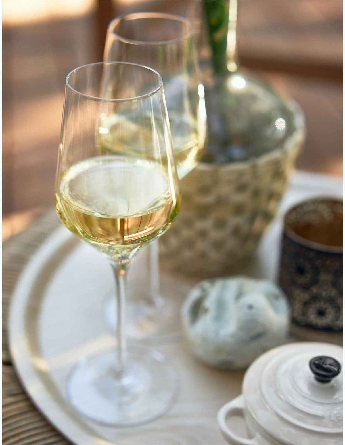 WHITE WINE GLASSES SET OF 4