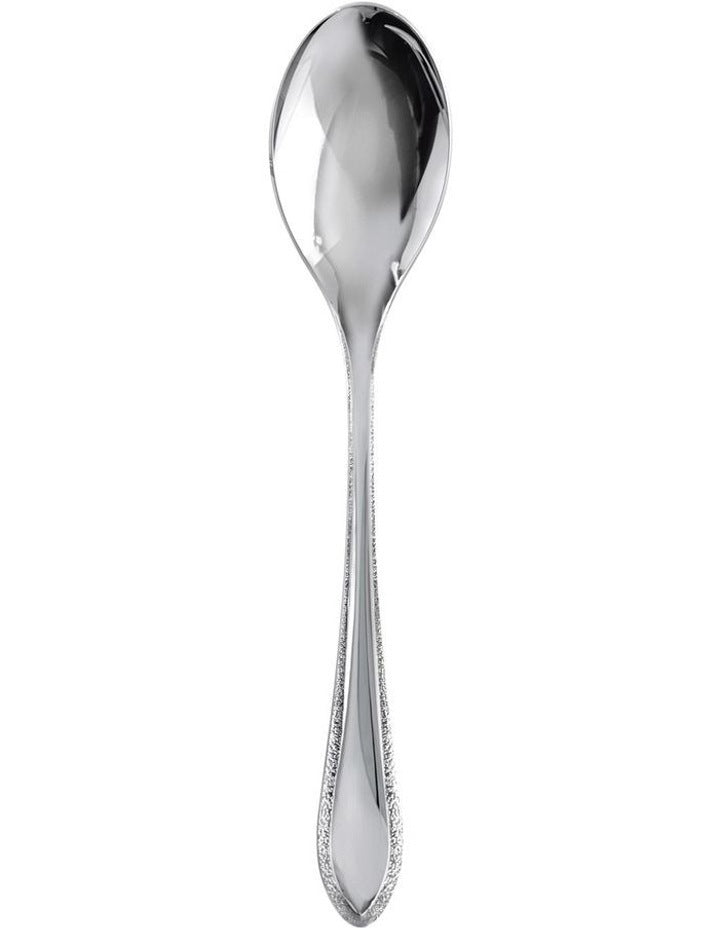 Kemble Texture Soup Spoon in Silver