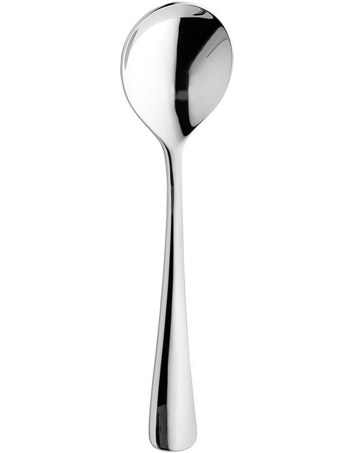 Malvern Round Bowl Soup Spoon in Silver