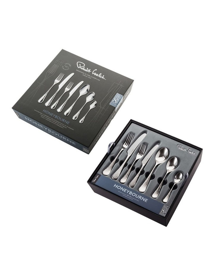 Honeybourne Cutlery Set 56 Piece Gift Boxed in Silver