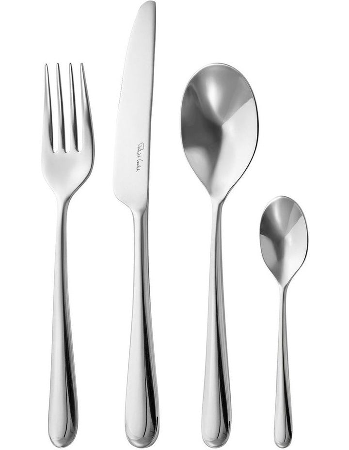 Kingham 16 Piece Cutlery Set Gift Boxed in Silver