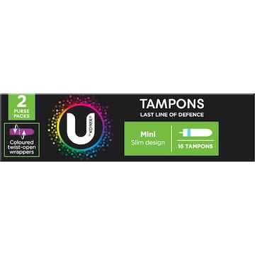 U by Kotex Tampons Mini 16 pack