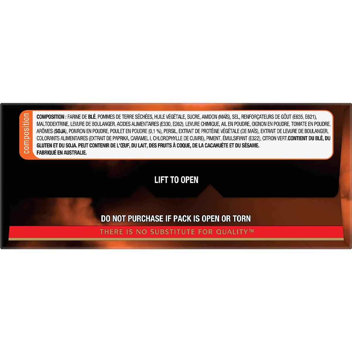 Arnotts Shapes Fully Loaded Flame Grilled Chicken Crackers 130g