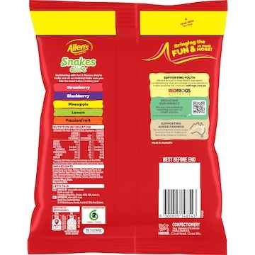 Allen's Snakes Alive Lollies Family Size Bag 405g