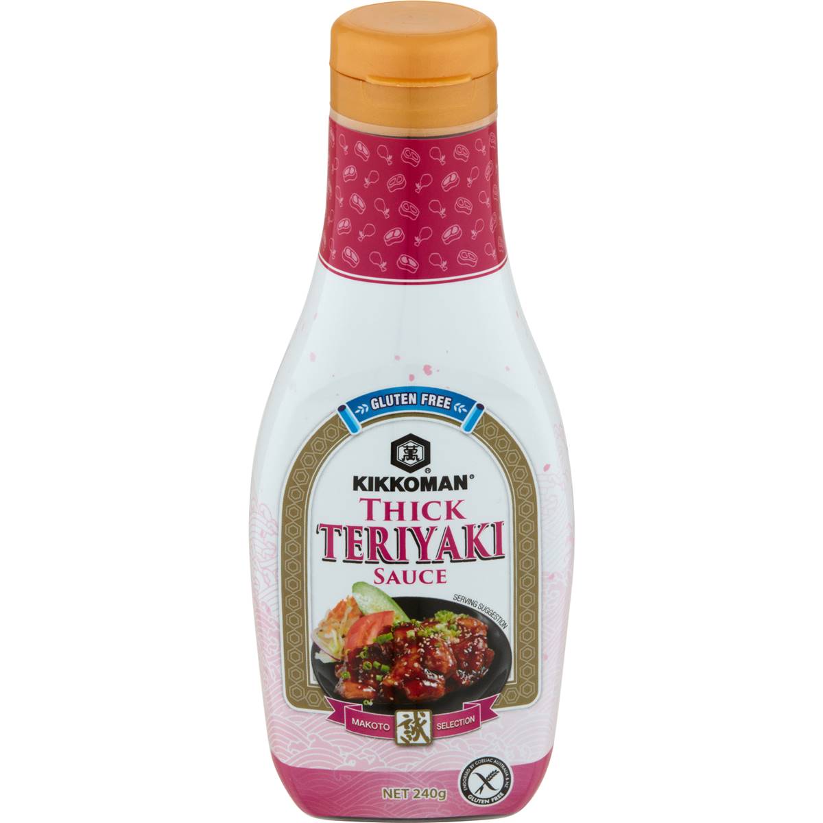 Kikkoman Thick Teriyaki Sauce Gluten Free 240g