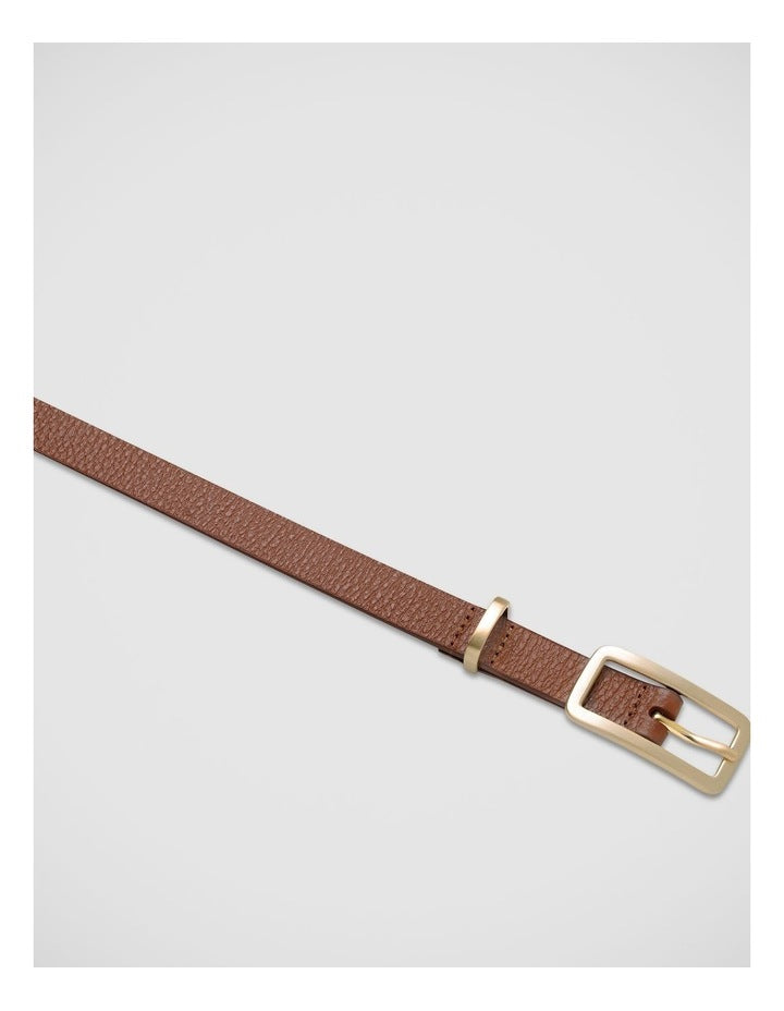 Muse Belt in Tan/Gold