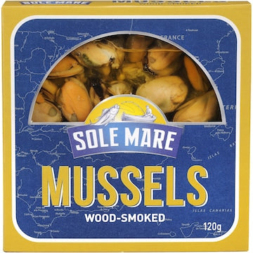 Sole Mare Wood Smoked Mussels 120g