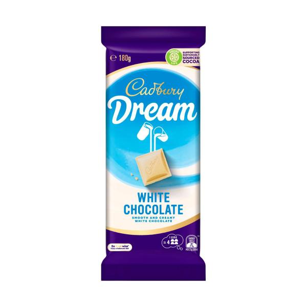 CADBURY FAMILY BLOCK CHOCOLATE:DREAM:.:180 GRAM
