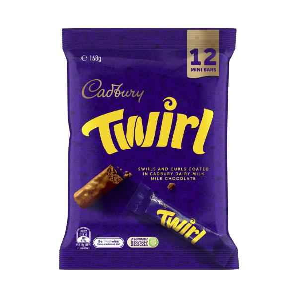 Twirl Chocolate Sharepack 12 Pack
