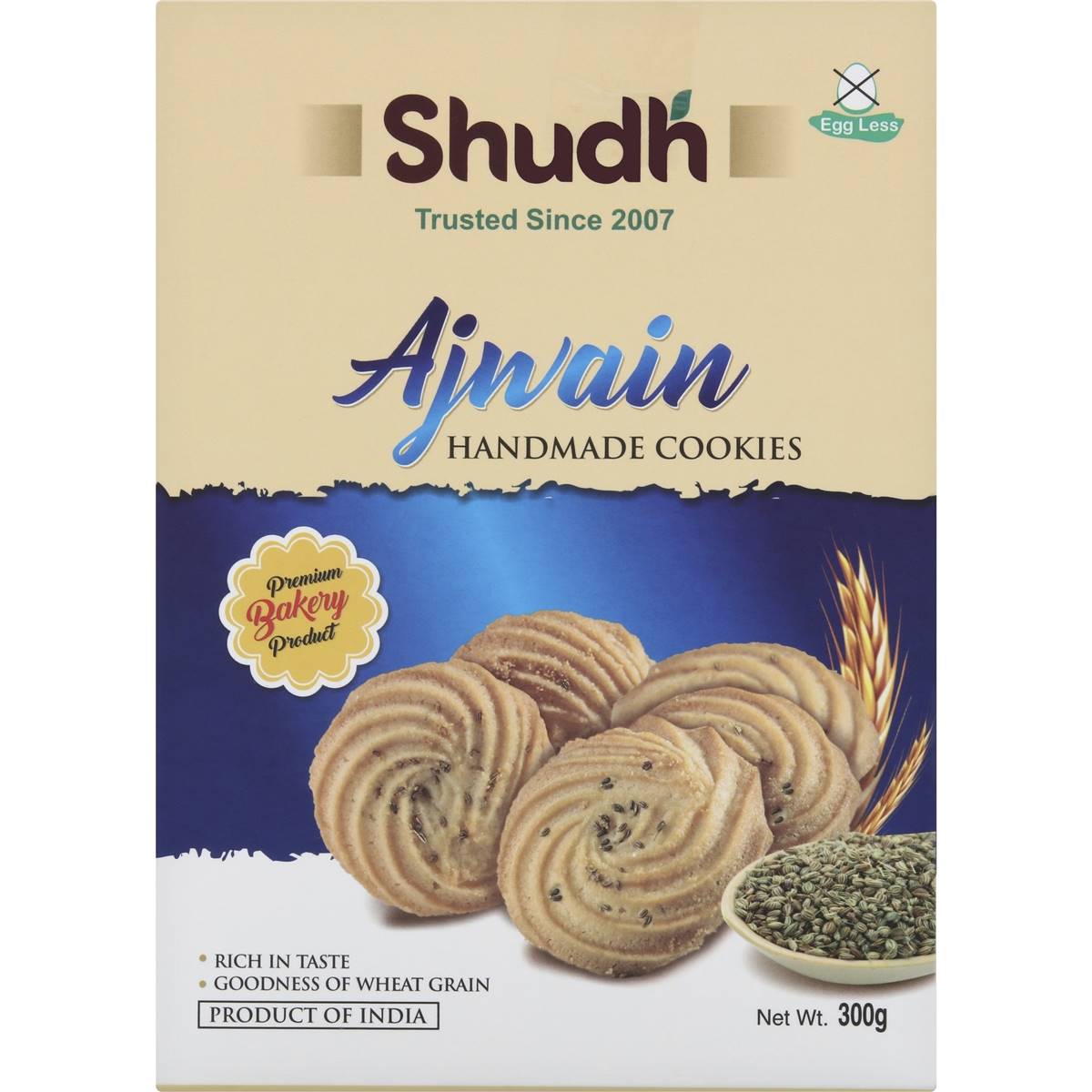 Shudh Ajwain Cookies 300g