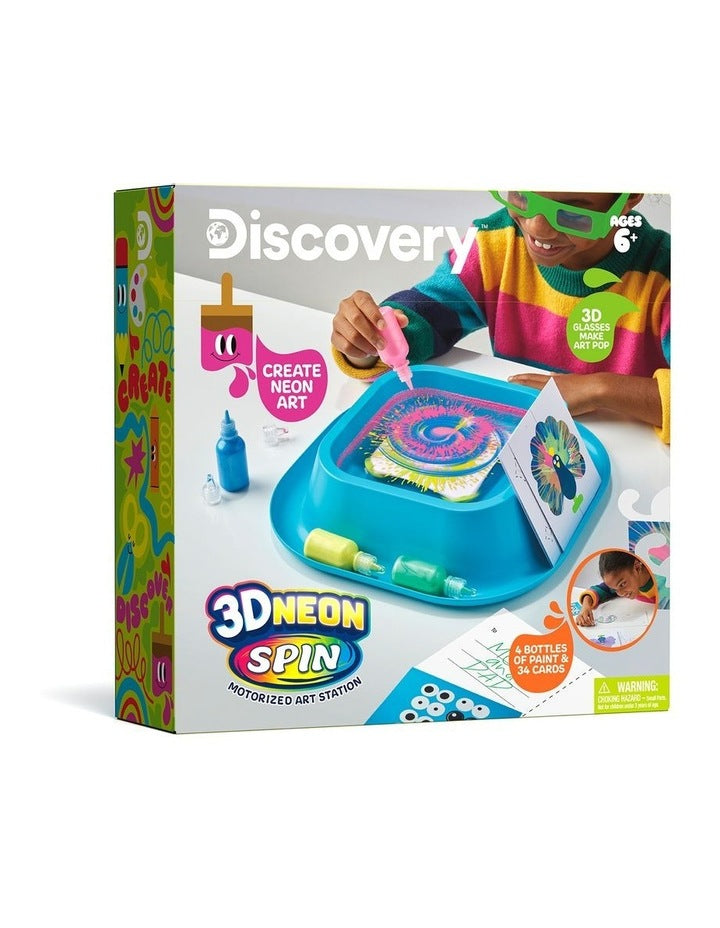 3D Neon Spin Motorized Art Station