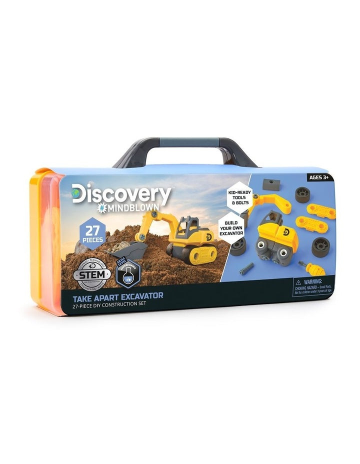 Take Apart Excavator, 27-Piece DIY Construction Set