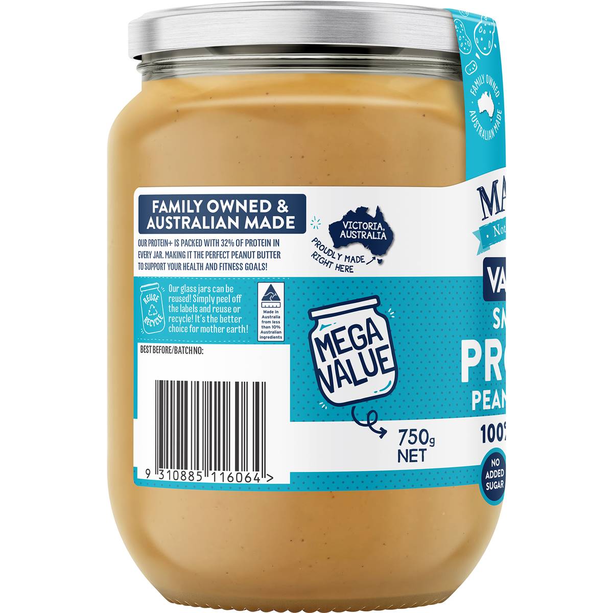 Mayver's Peanut Butter Protein + 750g