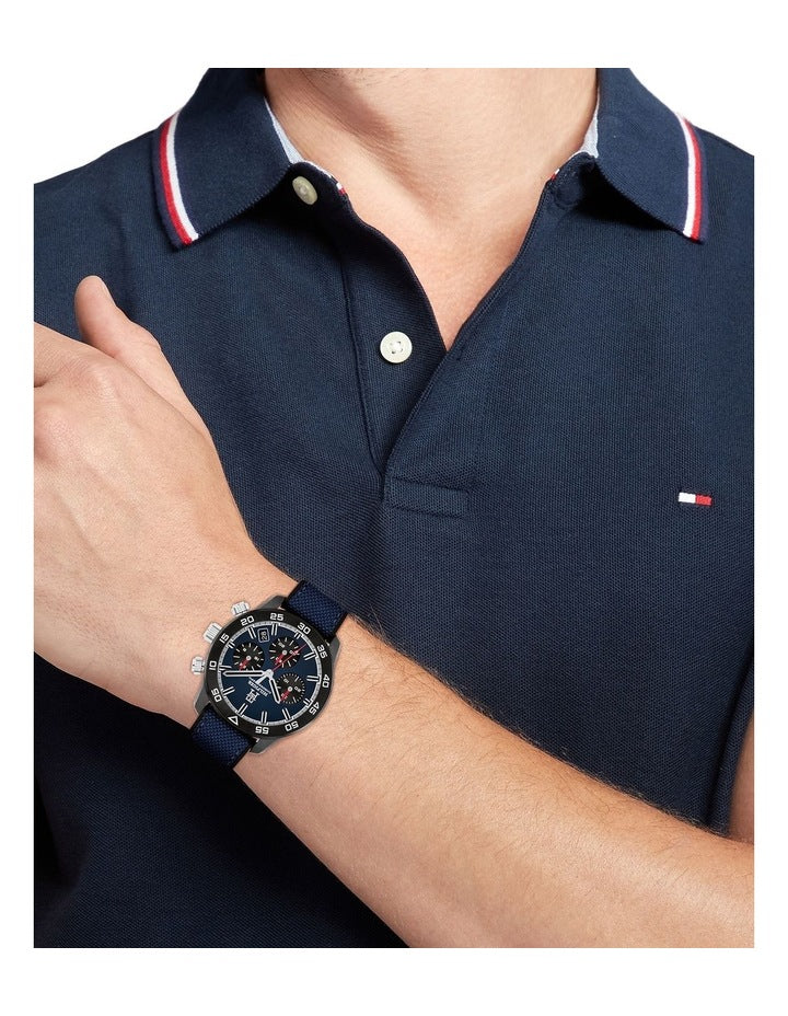 Cordura And Silicone 85 Watch in Navy