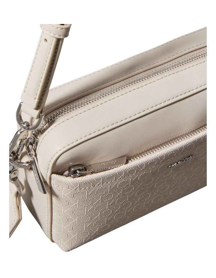 Aop Camera Crossbody Bag in Brown