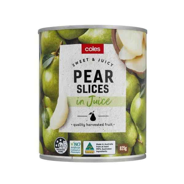 Australian Pear Slices In Juice