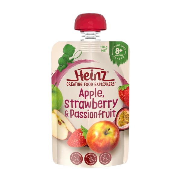 Apple Strawberry & Passionfruit Baby Food Pouch 8+ Months