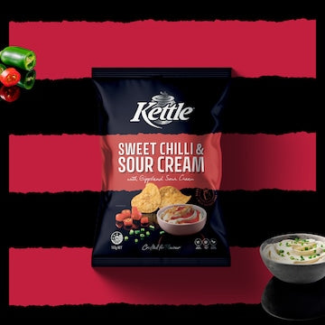 Kettle Sweet Chilli & Sour Cream Potato Chips 165g