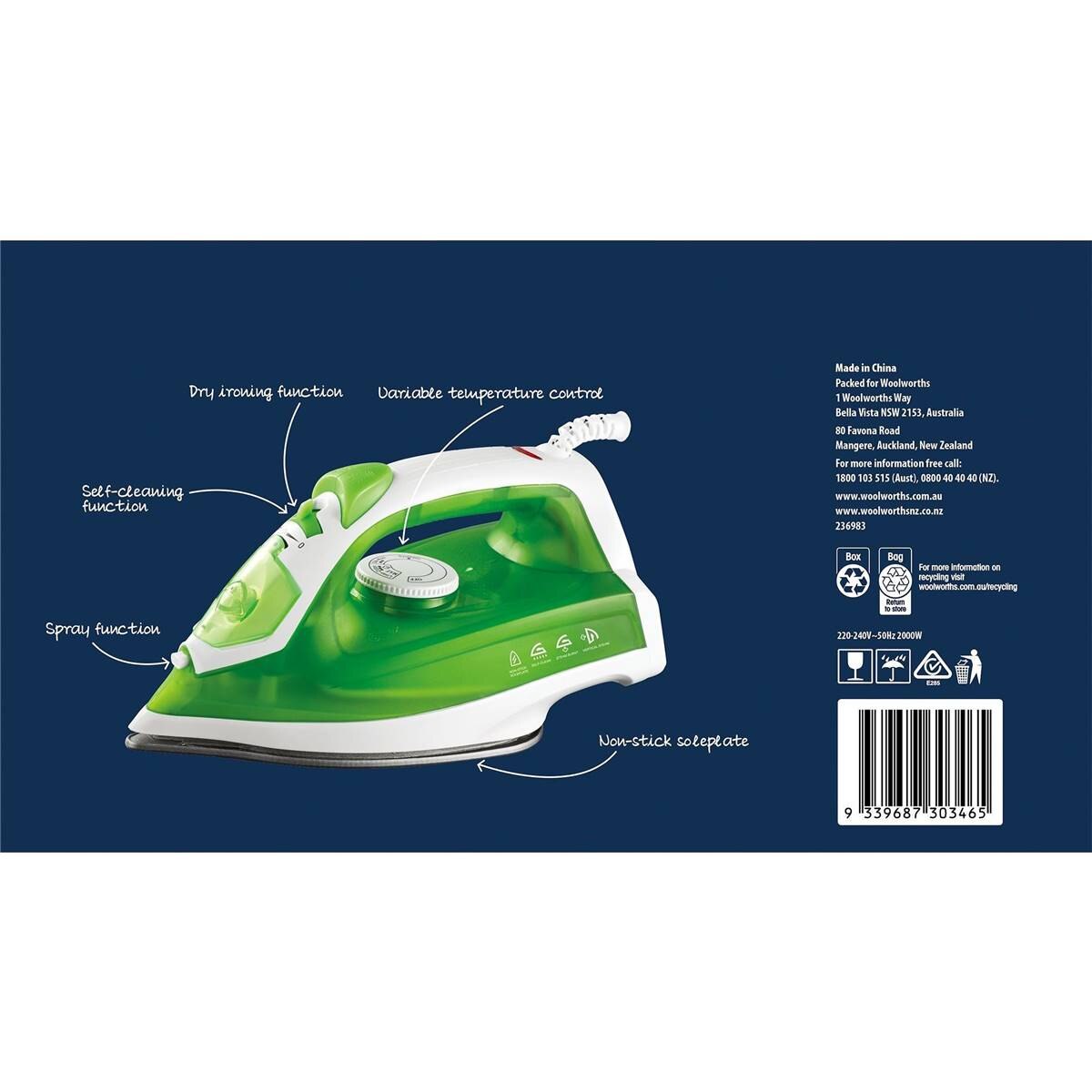 Adesso Steam Iron Each