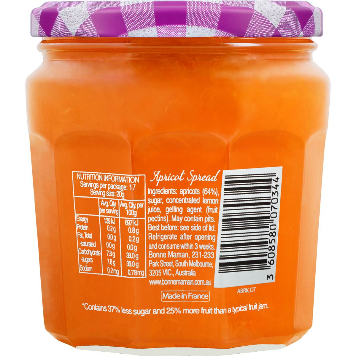Bonne Maman Apricot Spread 335g