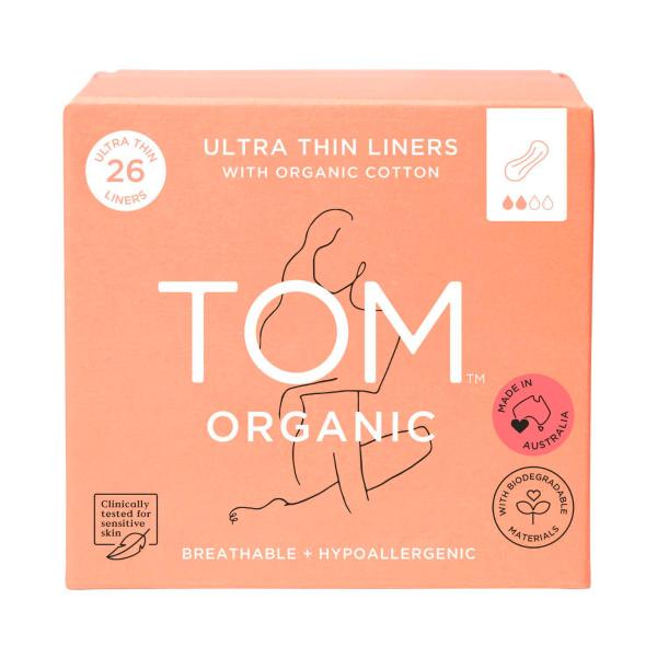 TOM ORGANIC ULTRA THIN LINERS 26PACK